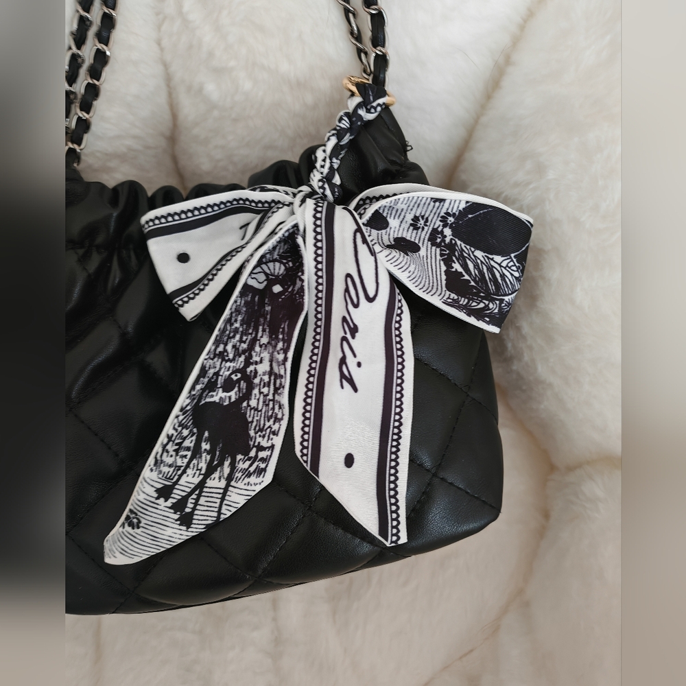 Fashion scarf keychain, bag deco